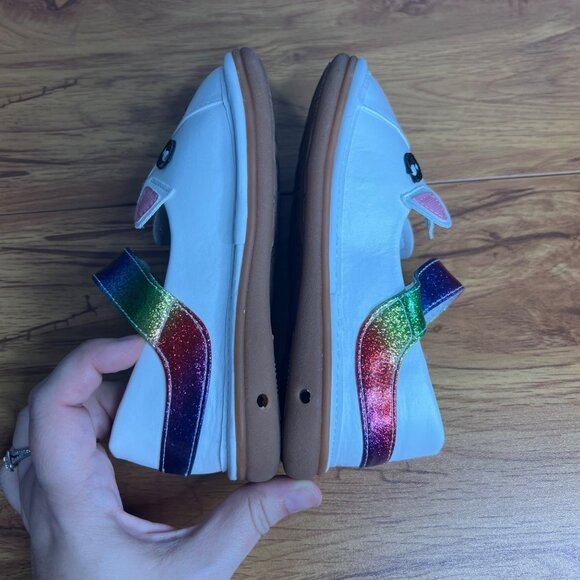 Wee Squeak Unicorn Shoes Toddler Size 12 Hook and Loop No Squeak - Picture 7 of 8